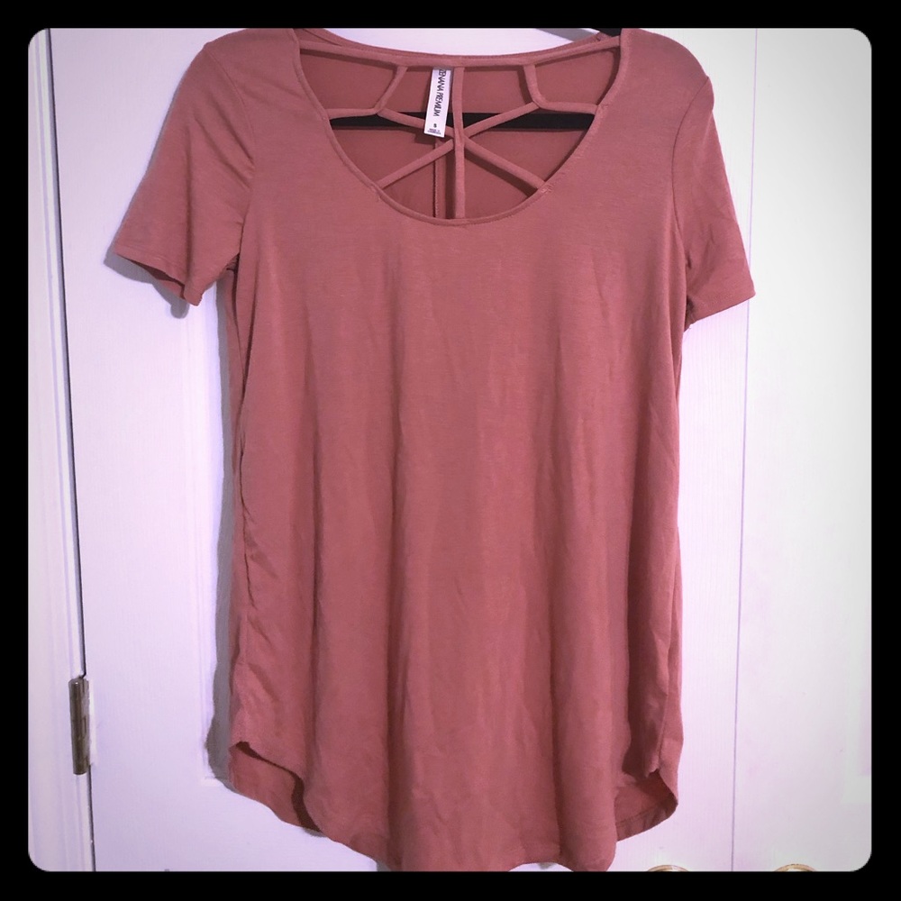 Dusty rose top size S NWOT